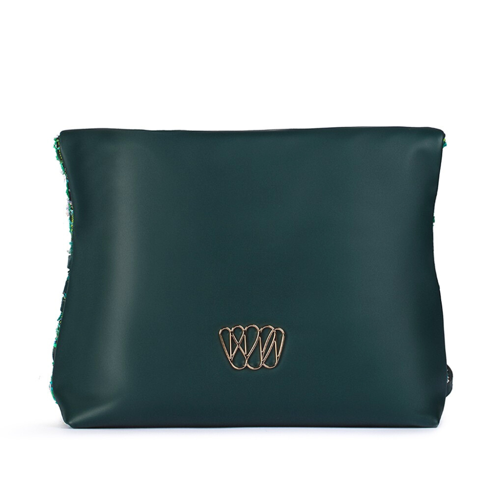 Parr Clutch: Cypress Noir Tweed