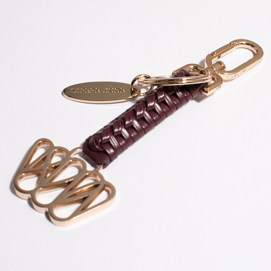 Woven Ruff Key Holder: Damson Syrup