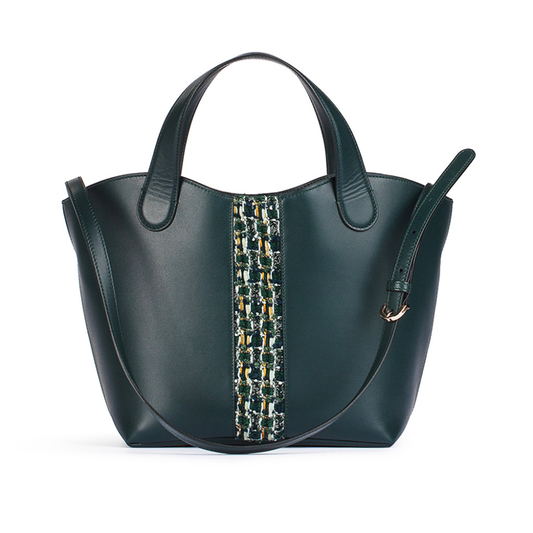 Small Gloriana Tote: Emerald Court