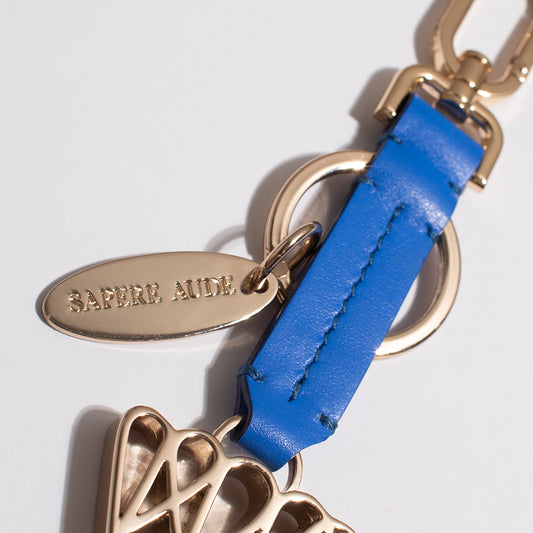 Ruff Key Holder & Bag Charm: Colbalt