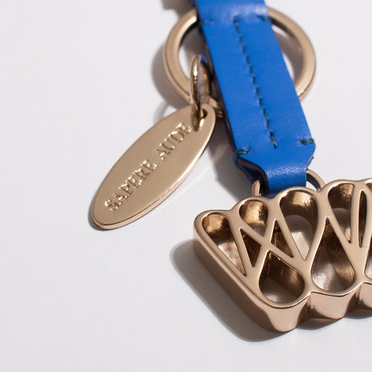 Ruff Key Holder & Bag Charm: Colbalt