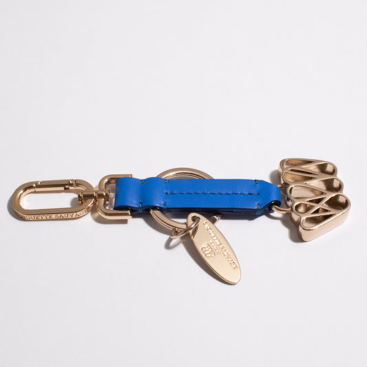 Ruff Key Holder & Bag Charm: Colbalt