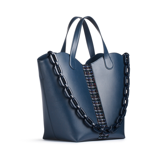 Large Gloriana Tote: Sovereign Blue