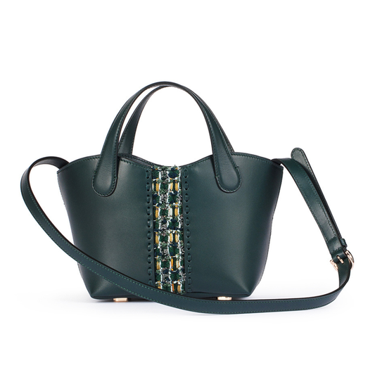 Mini Gloriana Tote: Emerald Court