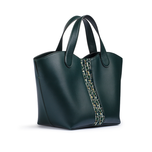 Small Gloriana Tote: Emerald Court