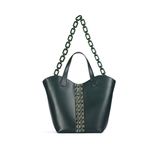 Large Gloriana Tote: Emerald Court