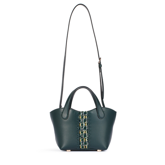Mini Gloriana Tote: Emerald Court