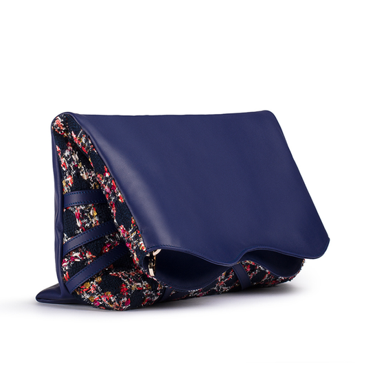 Parr Clutch: Celestial Navy Tweed
