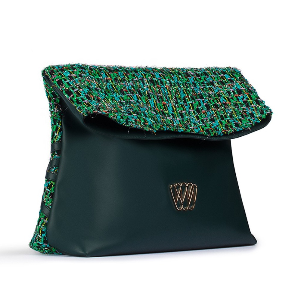 Parr Clutch: Cypress Noir Tweed