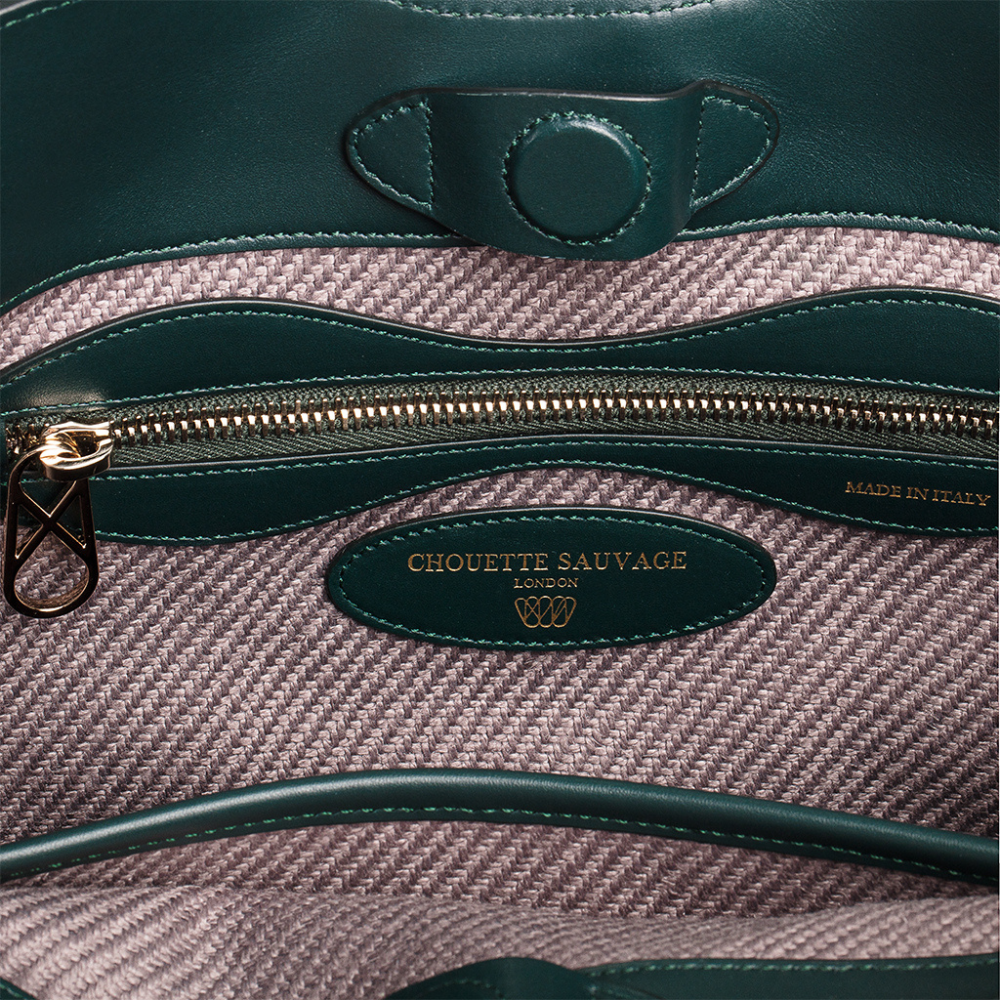 Small Gloriana Tote: Emerald Court