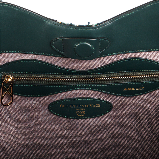 Large Gloriana Tote: Emerald Court