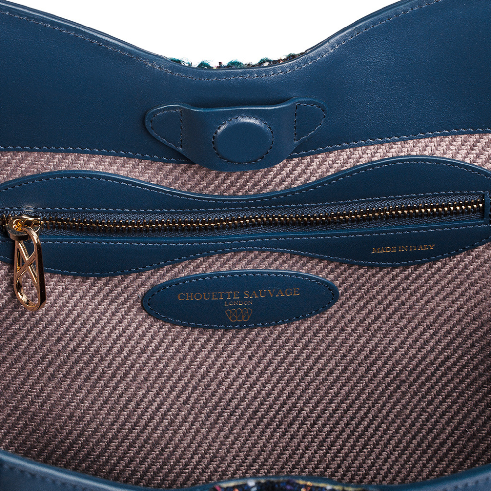 Large Gloriana Tote: Sovereign Blue