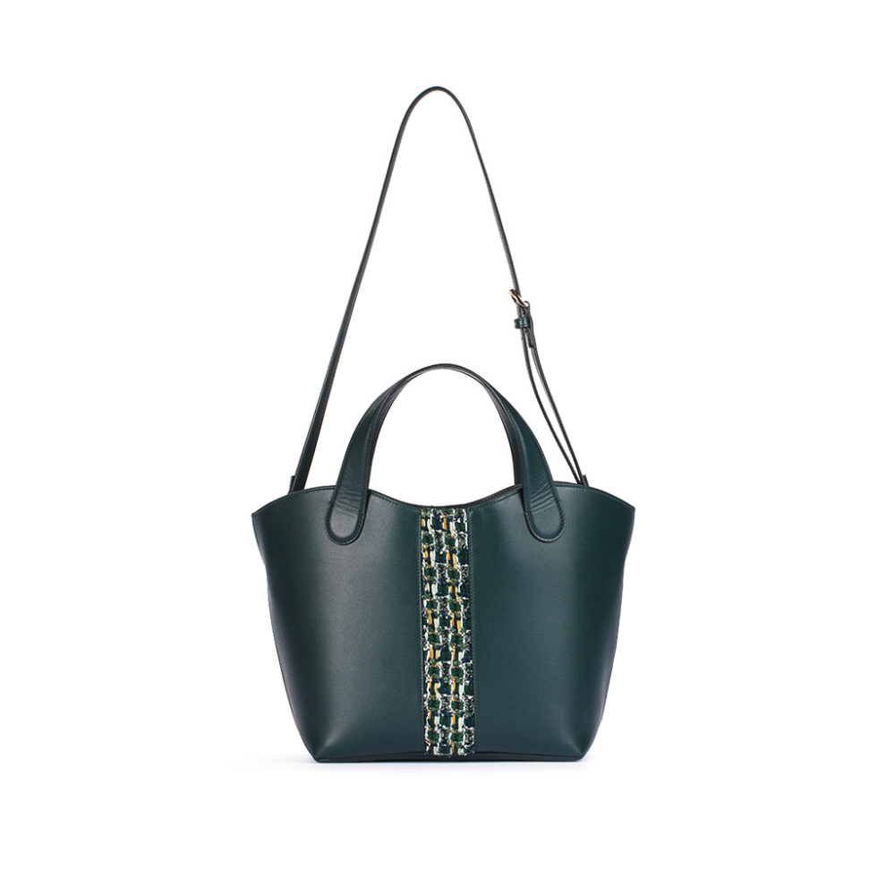 Small Gloriana Tote: Emerald Court