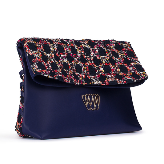 Parr Clutch: Celestial Navy Tweed