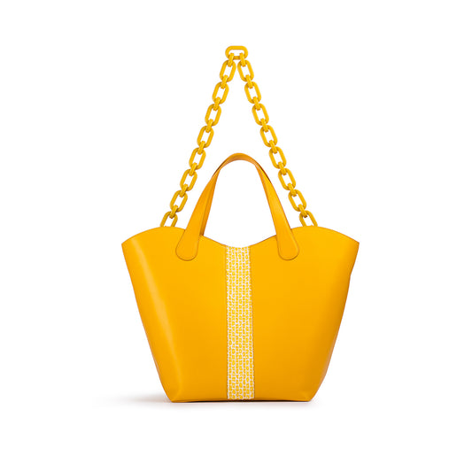 Large Gloriana Tote: Zest