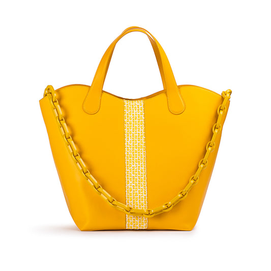 Large Gloriana Tote: Zest