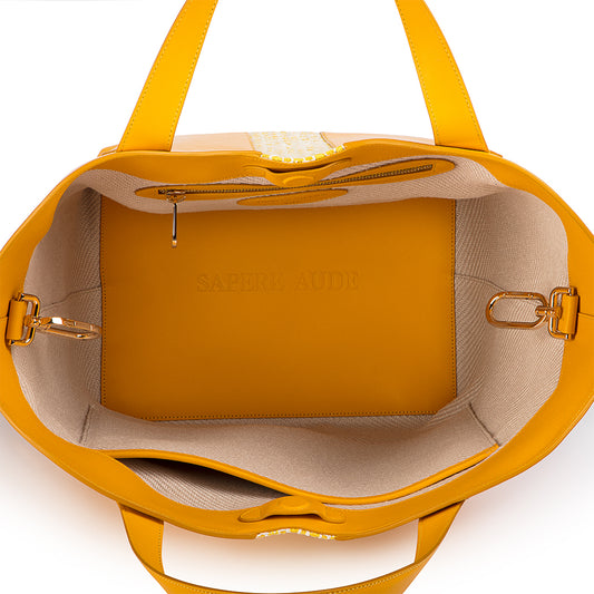 Large Gloriana Tote: Zest