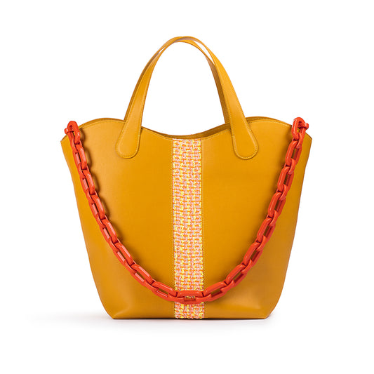 Large Gloriana Tote: Clementine