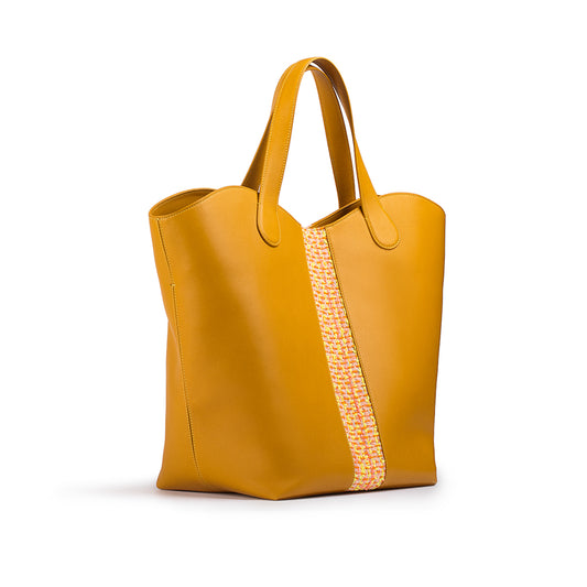 Large Gloriana Tote: Clementine