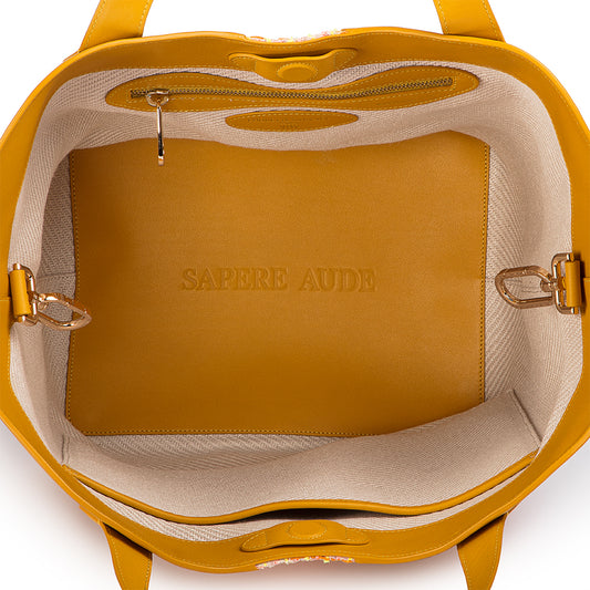 Large Gloriana Tote: Clementine