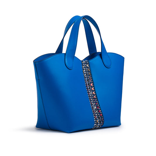 Small Gloriana Tote: Ultrablue