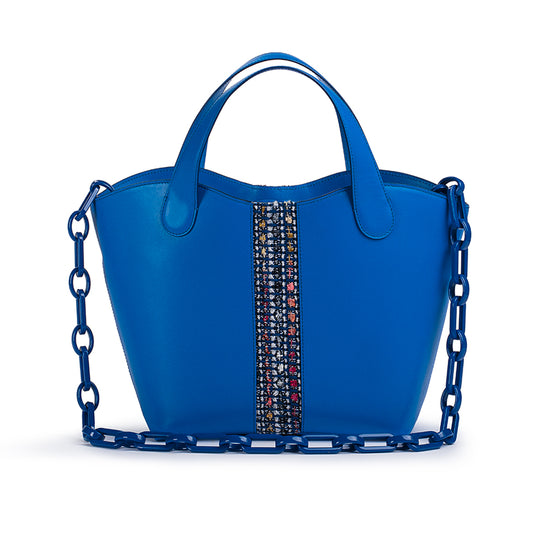 Small Gloriana Tote: Ultrablue