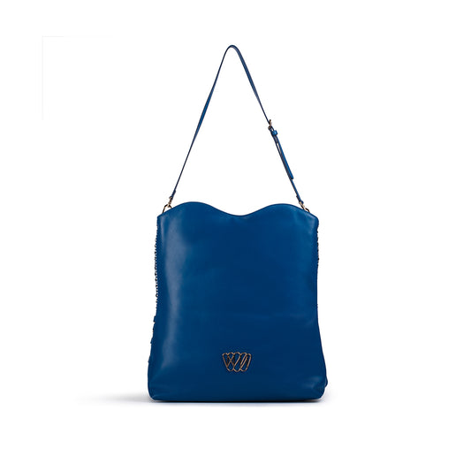 Parr Clutch: Cobalt Tweed