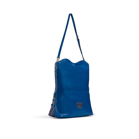 Parr Clutch: Cobalt Tweed
