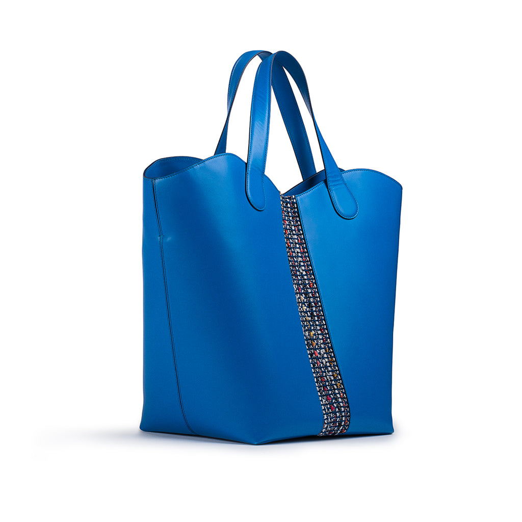 Large Gloriana Tote: Ultrablue