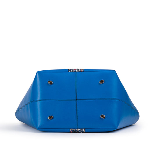 Large Gloriana Tote: Ultrablue