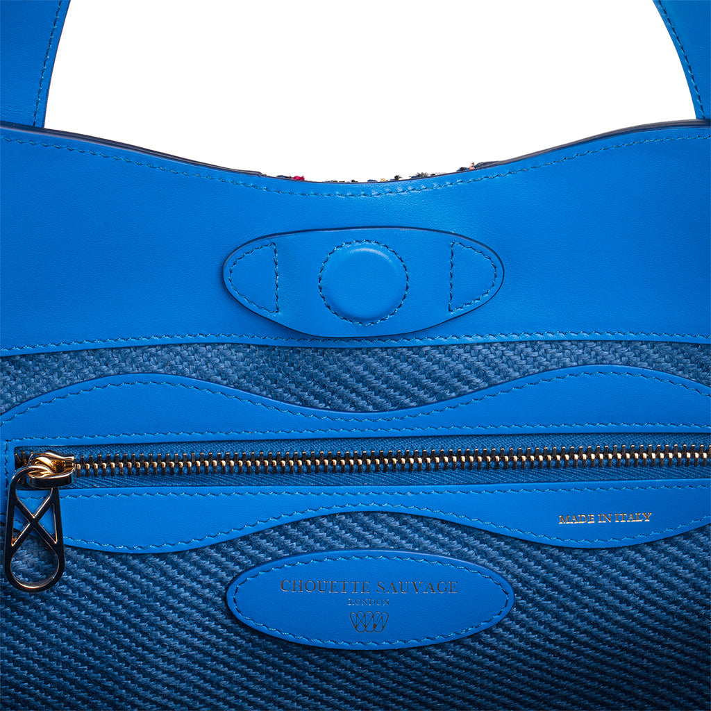 Large Gloriana Tote: Ultrablue