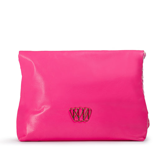 Parr Clutch: Rose Sauvage Tweed