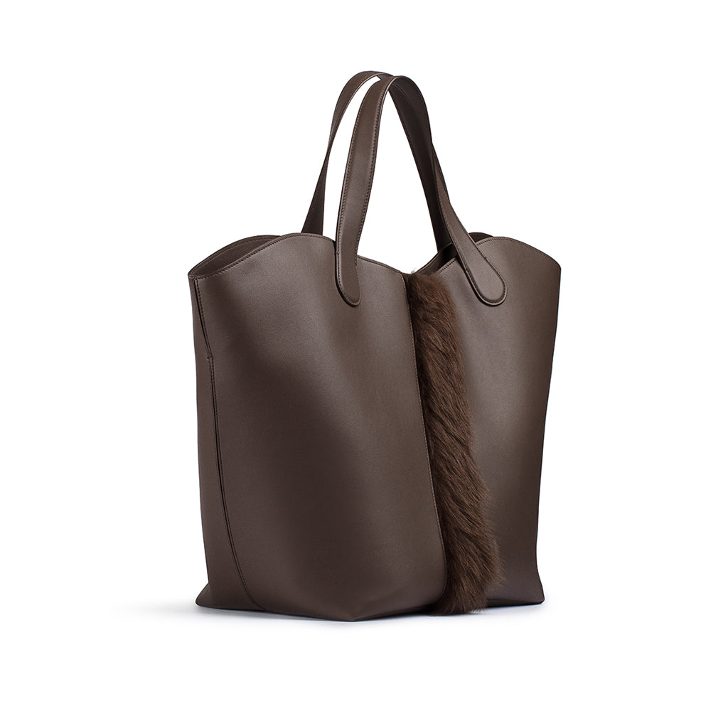 Large Gloriana Tote: Cioccolata