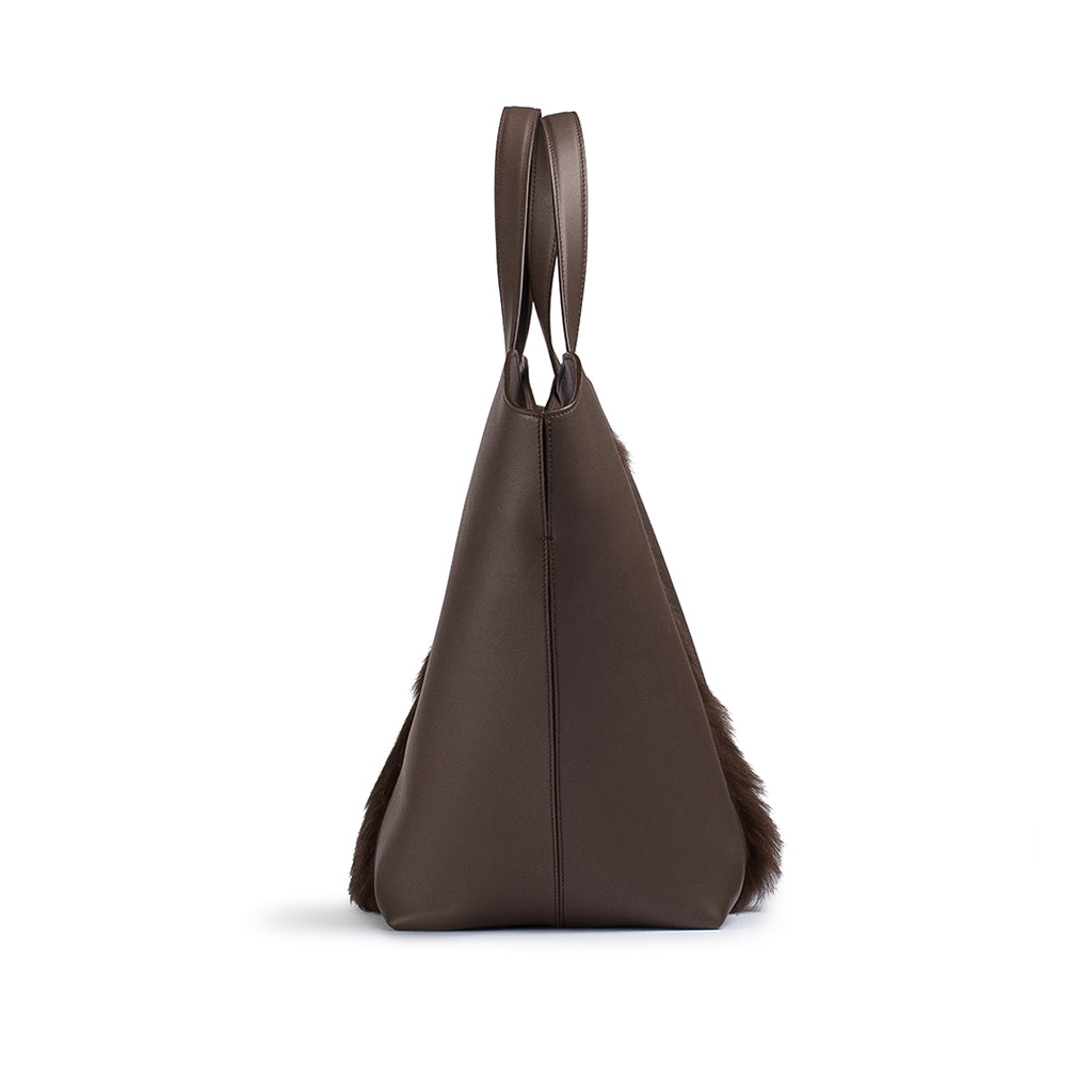 Large Gloriana Tote: Cioccolata