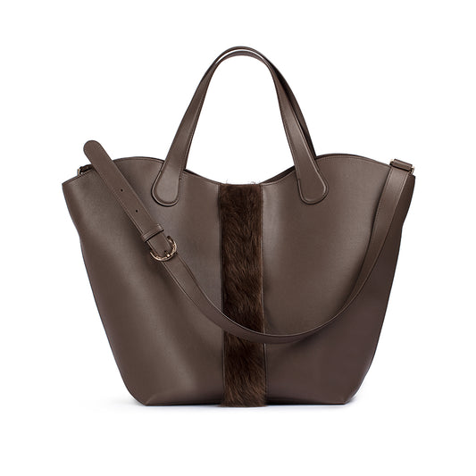 Large Gloriana Tote: Cioccolata