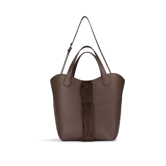 Large Gloriana Tote: Cioccolata