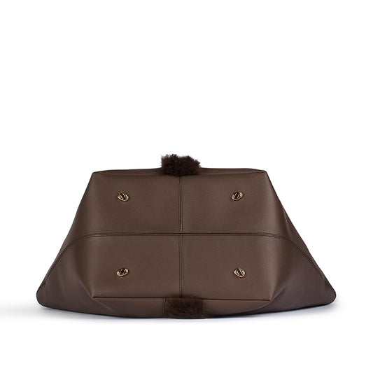 Large Gloriana Tote: Cioccolata