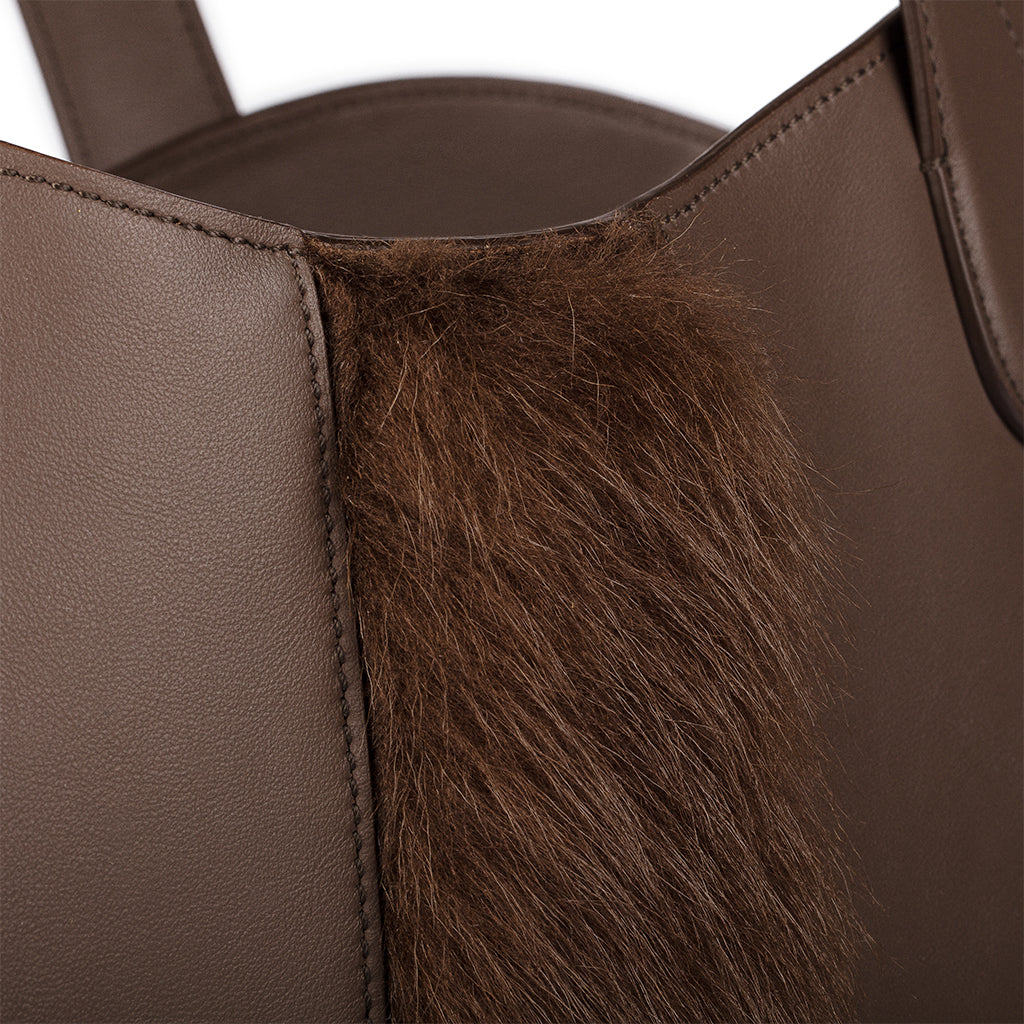 Large Gloriana Tote: Cioccolata