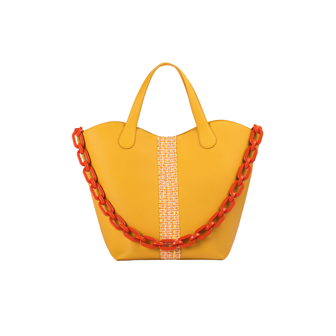 Large Gloriana Tote: Clementine